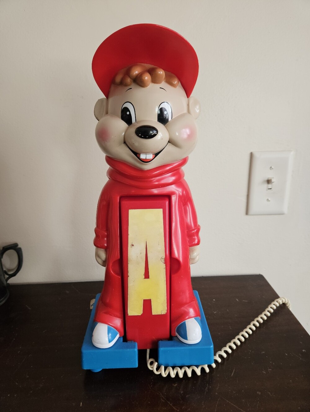 Vintage 1984 Alvin and the Chipmunks Landline Phone – Rare Collectible. Works!